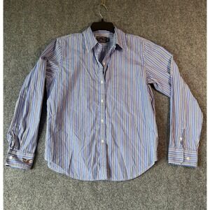 American‎ Living Striped Button Down Long Sleeve Shirt - Medium M